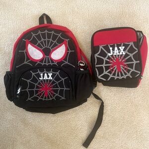 Pottery Barn kids Spider-Man book bag and lunch box